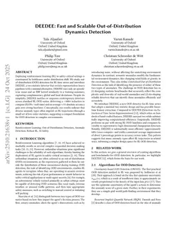 DEEDEE: Fast and Scalable Out-of-Distribution Dynamics Detection