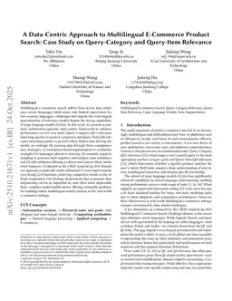 A Data-Centric Approach to Multilingual E-Commerce Product Search: Case Study on Query-Category and Query-Item Relevance