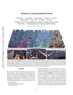 WorldGrow: Generating Infinite 3D World