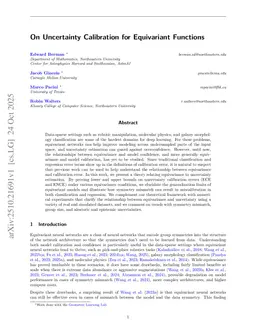 On Uncertainty Calibration for Equivariant Functions