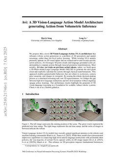 Avi: Action from Volumetric Inference