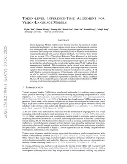 Token-Level Inference-Time Alignment for Vision-Language Models