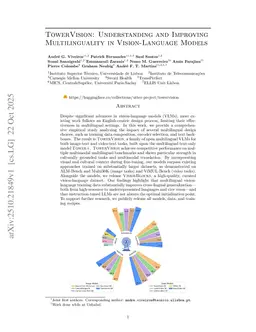 TowerVision: Understanding and Improving Multilinguality in Vision-Language Models
