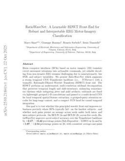 RatioWaveNet: A Learnable RDWT Front-End for Robust and Interpretable EEG Motor-Imagery Classification