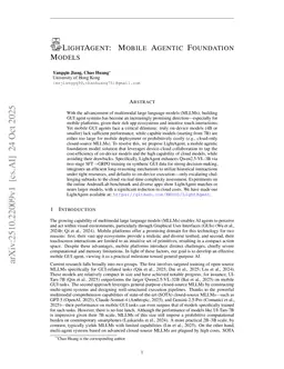 LightAgent: Mobile Agentic Foundation Models