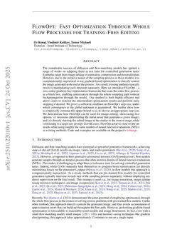 FlowOpt: Fast Optimization Through Whole Flow Processes for Training-Free Editing