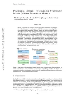 Penalizing Length: Uncovering Systematic Bias in Quality Estimation Metrics