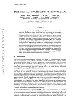 Deep Gaussian Processes for Functional Maps