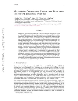 Mitigating Coordinate Prediction Bias from Positional Encoding Failures