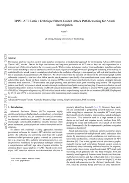 TPPR: APT Tactic / Technique Pattern Guided Attack Path Reasoning for Attack Investigation