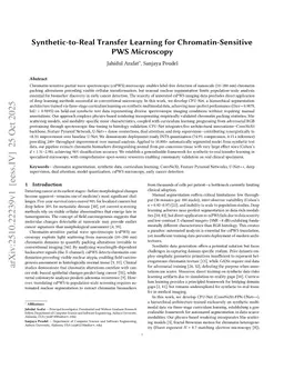 Synthetic-to-Real Transfer Learning for Chromatin-Sensitive PWS Microscopy