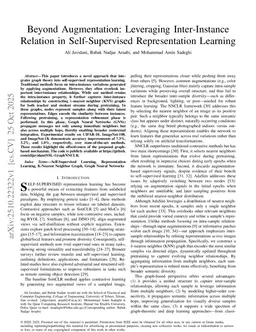 Beyond Augmentation: Leveraging Inter-Instance Relation in Self-Supervised Representation Learning