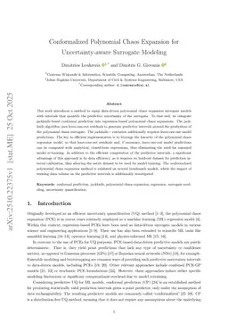 Conformalized Polynomial Chaos Expansion for Uncertainty-aware Surrogate Modeling