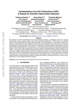 Confabulations from ACL Publications (CAP): A Dataset for Scientific Hallucination Detection
