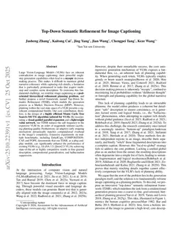 Top-Down Semantic Refinement for Image Captioning