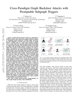 Cross-Paradigm Graph Backdoor Attacks with Promptable Subgraph Triggers
