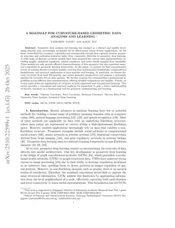 A roadmap for curvature-based geometric data analysis and learning