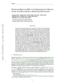 DeepfakeBench-MM: A Comprehensive Benchmark for Multimodal Deepfake Detection