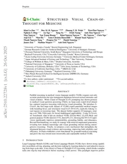 S-Chain: Structured Visual Chain-of-Thought For Medicine