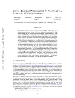 Jarvis: Towards Personalized AI Assistant via Personal KV-Cache Retrieval