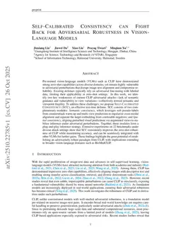 Self-Calibrated Consistency can Fight Back for Adversarial Robustness in Vision-Language Models