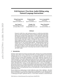SAO-Instruct: Free-form Audio Editing using Natural Language Instructions