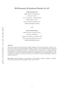 Will Humanity Be Rendered Obsolete by AI?