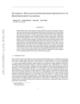 Guardian: Decoupling Exploration from Safety in Reinforcement Learning