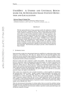 UniAIDet: A Unified and Universal Benchmark for AI-Generated Image Content Detection and Localization