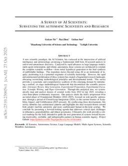 A Survey of AI Scientists