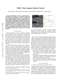 TARC: Time-Adaptive Robotic Control