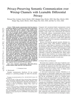 Privacy-Preserving Semantic Communication over Wiretap Channels with Learnable Differential Privacy