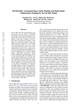 DCMM-SQL: Automated Data-Centric Pipeline and Multi-Model Collaboration Training for Text-to-SQL Model