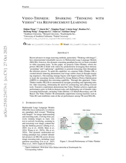 Video-Thinker: Sparking "Thinking with Videos" via Reinforcement Learning