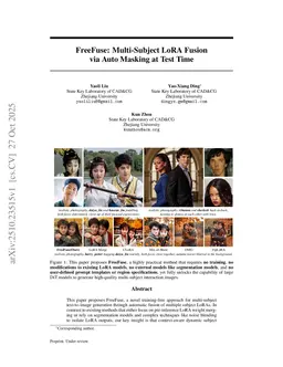 FreeFuse: Multi-Subject LoRA Fusion via Auto Masking at Test Time