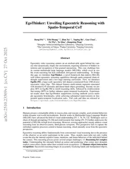 EgoThinker: Unveiling Egocentric Reasoning with Spatio-Temporal CoT