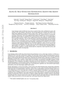 Alita-G: Self-Evolving Generative Agent for Agent Generation