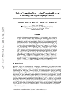Chain of Execution Supervision Promotes General Reasoning in Large Language Models