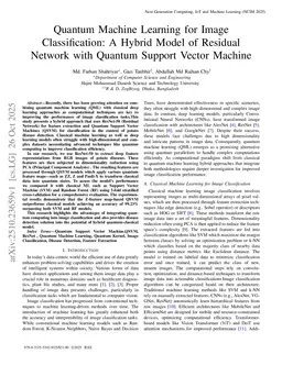 Quantum Machine Learning for Image Classification: A Hybrid Model of Residual Network with Quantum Support Vector Machine