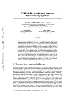 VIKING: Deep variational inference with stochastic projections