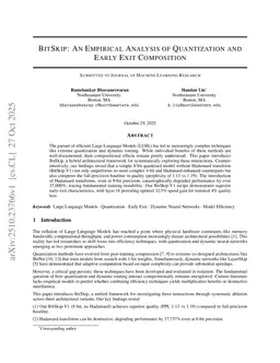 BitSkip: An Empirical Analysis of Quantization and Early Exit Composition