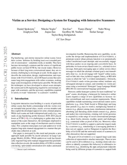 Victim as a Service: Designing a System for Engaging with Interactive Scammers