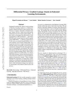 Differential Privacy: Gradient Leakage Attacks in Federated Learning Environments