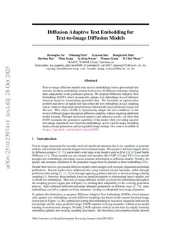 Diffusion Adaptive Text Embedding for Text-to-Image Diffusion Models