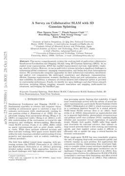 A Survey on Collaborative SLAM with 3D Gaussian Splatting