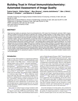 Building Trust in Virtual Immunohistochemistry: Automated Assessment of Image Quality