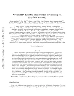 Nowcast3D: Reliable precipitation nowcasting via gray-box learning