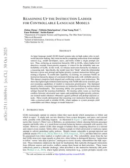 Reasoning Up the Instruction Ladder for Controllable Language Models