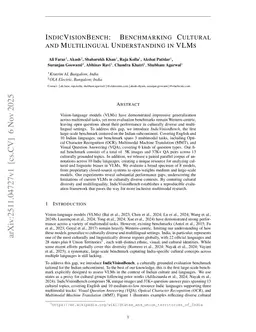 IndicVisionBench: Benchmarking Cultural and Multilingual Understanding in VLMs