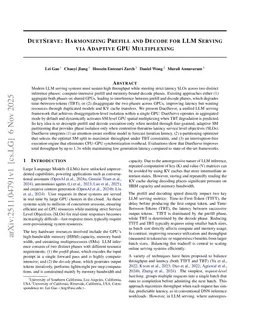 DuetServe: Harmonizing Prefill and Decode for LLM Serving via Adaptive GPU Multiplexing